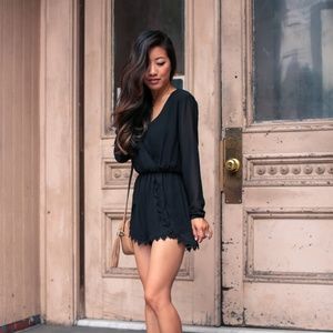 ASTR romper in black